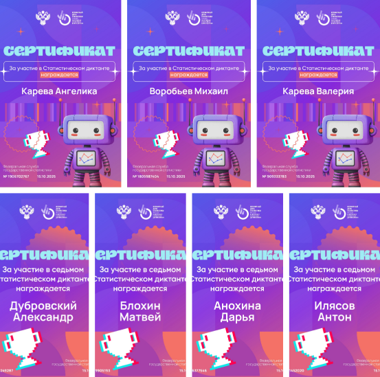 Всероссийский Статистический диктант - 2025