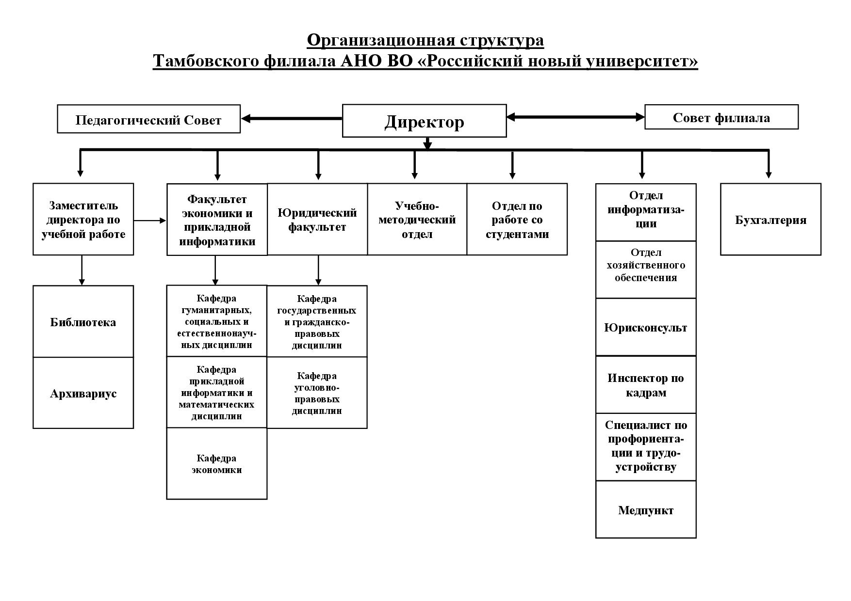 Организационная структура